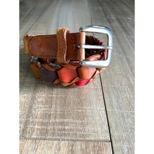 Genuine Leather Womens Cowgirl Multicolor Belts Size SM